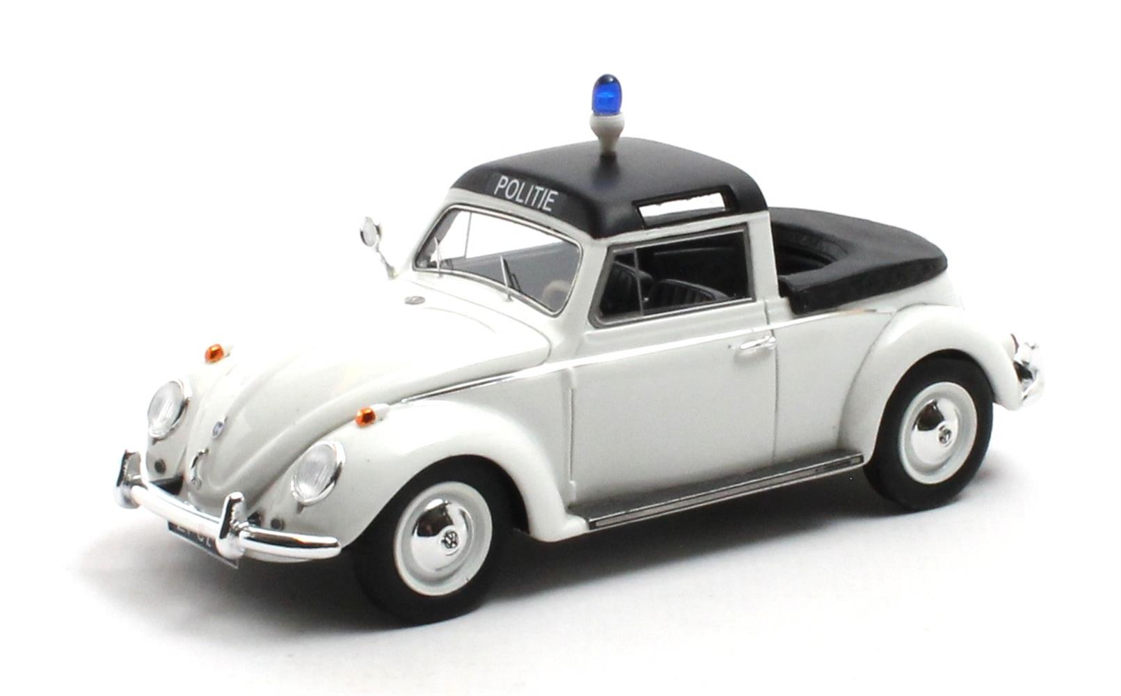 Volkswagen Kever Kuip Coach Politie Den Haag 1958 open - 1:43